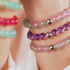 Maraschino Cherry | Shimmer Glass Bracelet